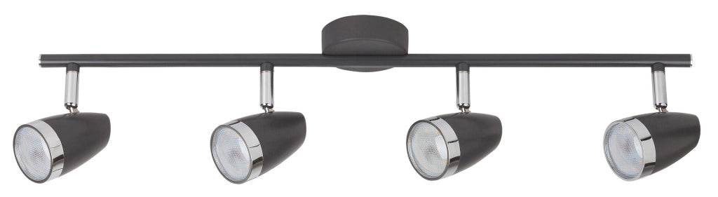Barra LED Rabalux Karen 6515 antracite 4x4W luce calda