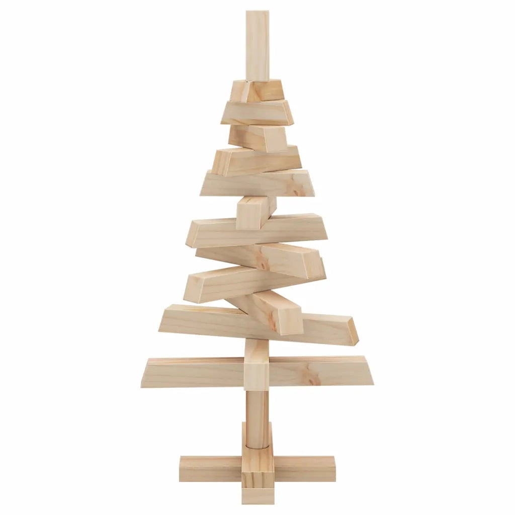 Alberi di Natale Naturale 60 cm Legno di pino massello 42016703