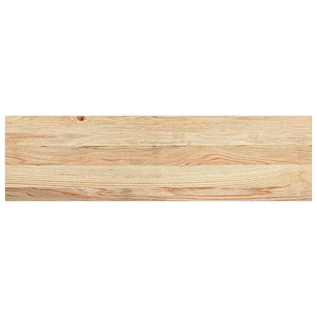 Davanzali 2 pz Non Trattati 90x25x2 cm Legno Massello di Rovere CFW5870856