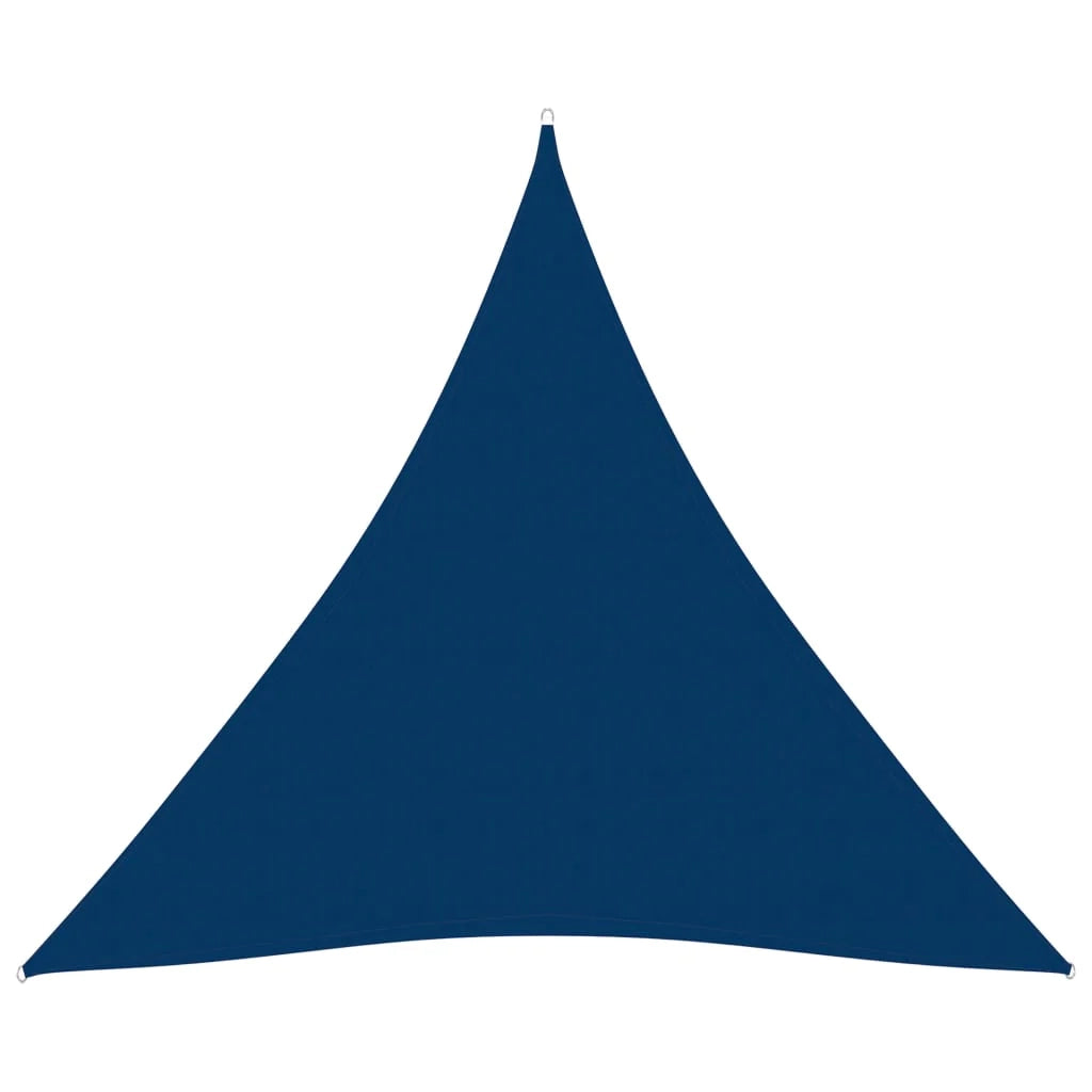 Vela ombreggiante triangolare in tessuto Oxford 4 x 5 x 5 m blu 02_0009889
