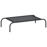 Cuccia per Cani Rialzata Nera S in Textilene CFW7828371