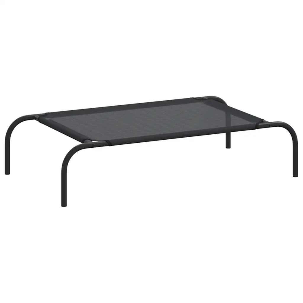 Cuccia per Cani Rialzata Nera S in Textilene CFW7828371