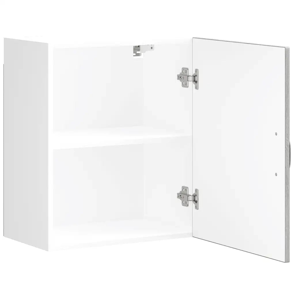 Pensili da cucina 2 pz Kalmar Grigio in Legno Multistrato Sonoma 853570