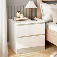 Comodino bianco per camera da letto, soggiorno, camera da letto, armadio con cassetti, loft