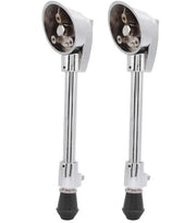 Tromba a Batteria Benen 360 Gradi Regolabile - 2 Pezzi - Antiscivolo - Materiale Solido - Supporto - Lavorazione Finissima - Pedane a Batteria