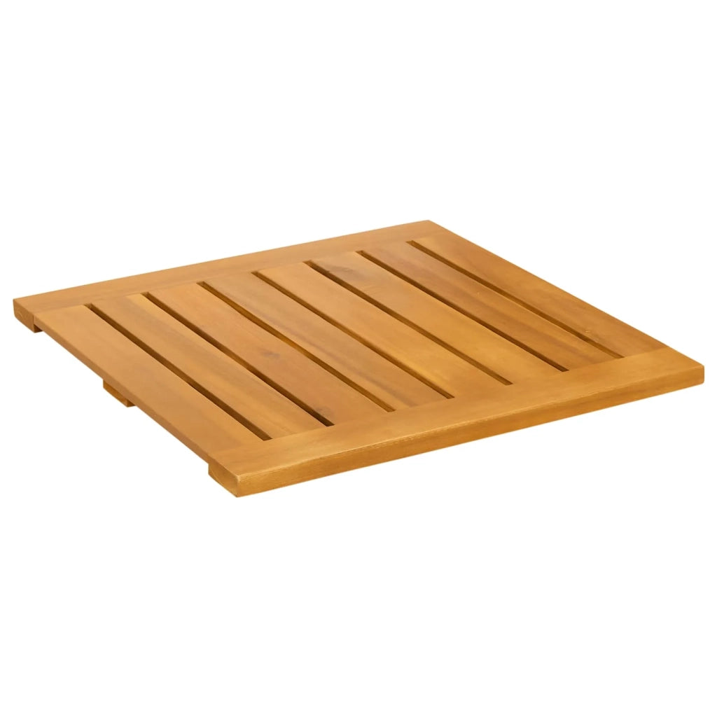 Tappeto da bagno Tinta unita Marrone 50 x 50 cm legno