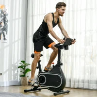 Cyclette Magnetica con Volano da 4kg, Manubrio e Sellino Regolabili