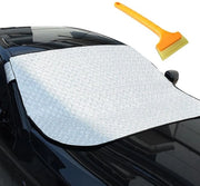 Copertura Parabrisi per Neve 140 x 100 cm - Parabrisi Protezione - Ante Neve e Gel - Scrape Neve - Adatto per la maggior parte delle Auto - Tutti gli Anni - Copertura Parabrisi