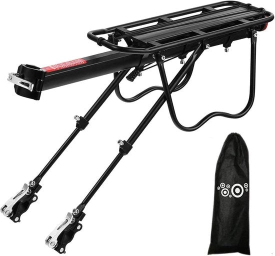 Porta bagagli estensibile - Accessori bicicletta - Ampliamento portapacchi - Accessori bicicletta - Dimensione extra - Carrello trasporto - Borse da bicicletta - Spesa - Vacanza - E-bike