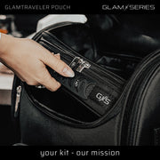 GlamSeries GlamTraveler Trousse da borsa 270 x 165 x 75 mm, beauty case, astuccio per make-up rivestito in PVC con coperchio trasparente