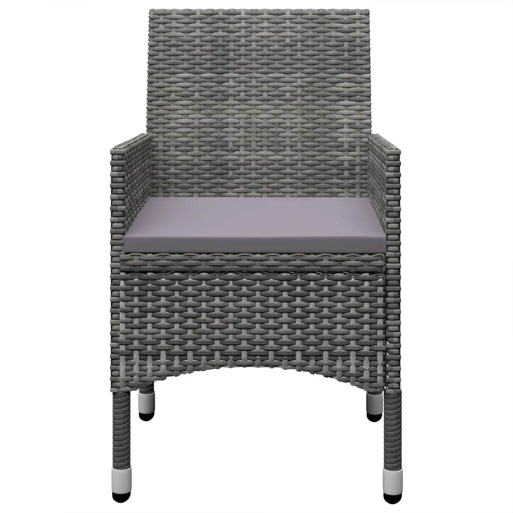 Set Mobili da Pranzo per Giardino 5 pz Grigio cod mxl 45998