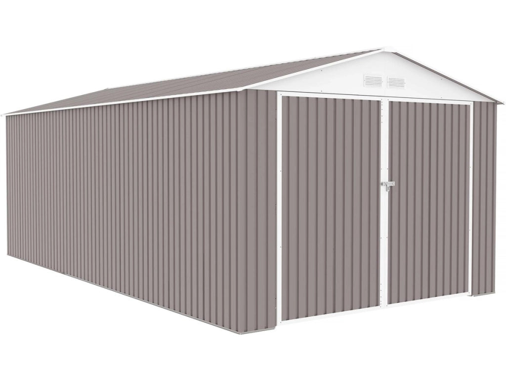 Garage in metallo NEVADA con porta battente - 18,56 m²