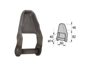 Staffa corta 60474 "Paripianale" Cermag peso netto 0,357 kg