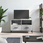 Mobile per TV Grigio Cemento 80x36x50 cm Legno Multistrato 828984
