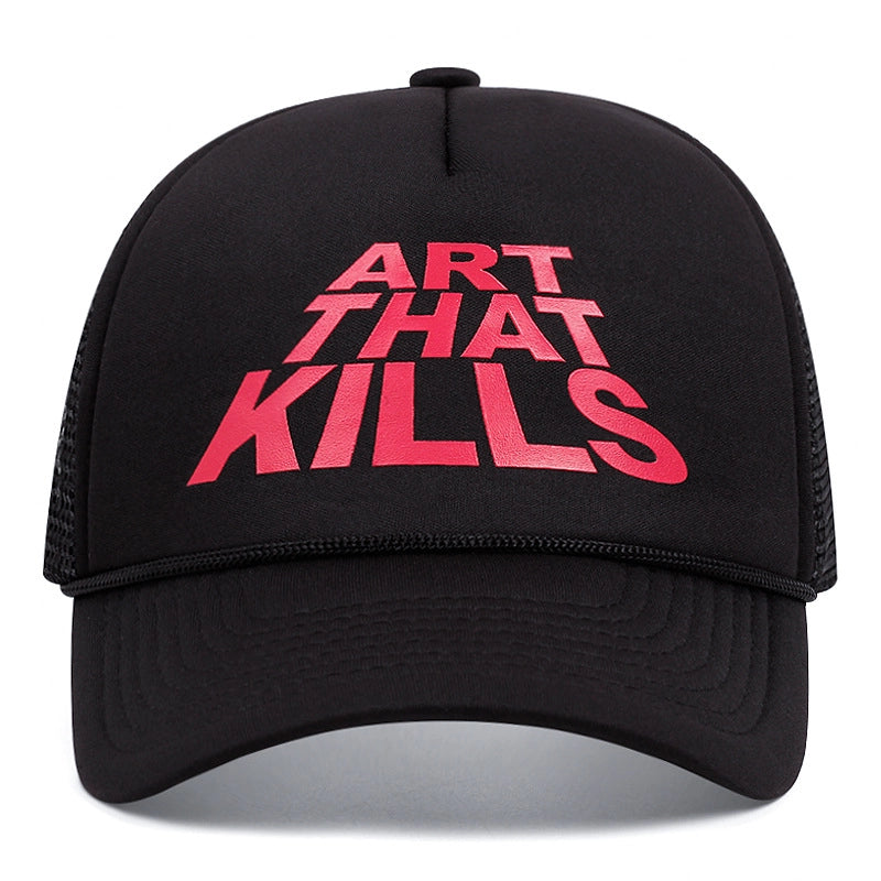 Cappellini da baseball ricamati ART THAT'S KILLS, neri
