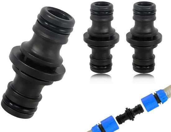 Connettori per tubi 2 pezzi - 1/2 pollice connettore per tubo - connessione per tubi - connettore per tubi da giardino - estensione - materiale di alta qualità polipropilene
