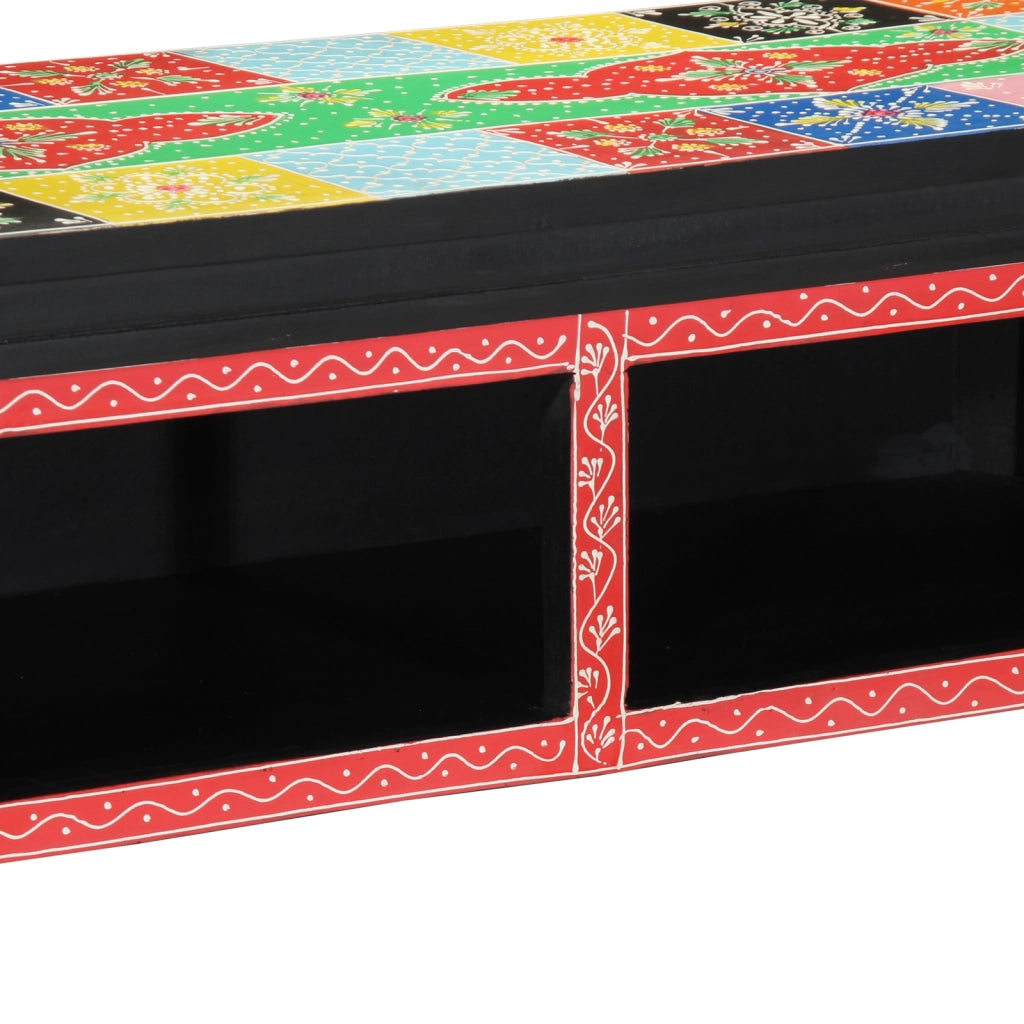 Mobile TV da Muro Multicolore 80x30x22 cm in Legno Ingegnerizzato