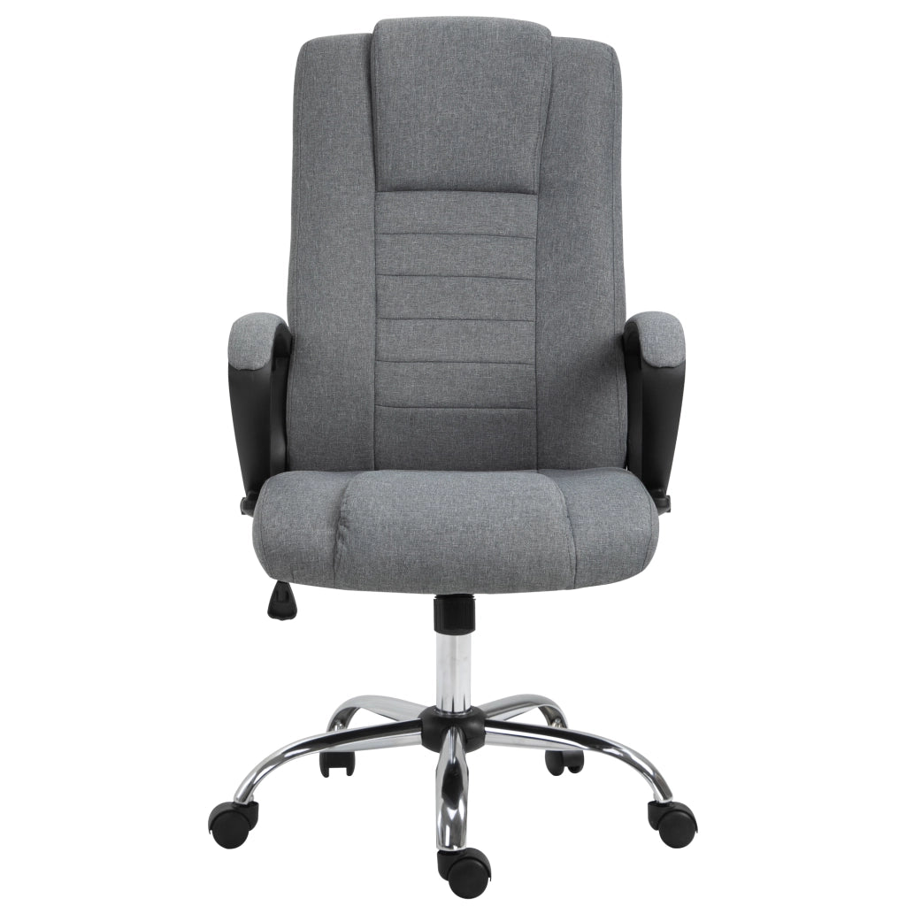 Sedia da ufficio presidenziale ergonomica basculante e imbottita ¨C zephmum ¨C nera, 62x76x110-119cm