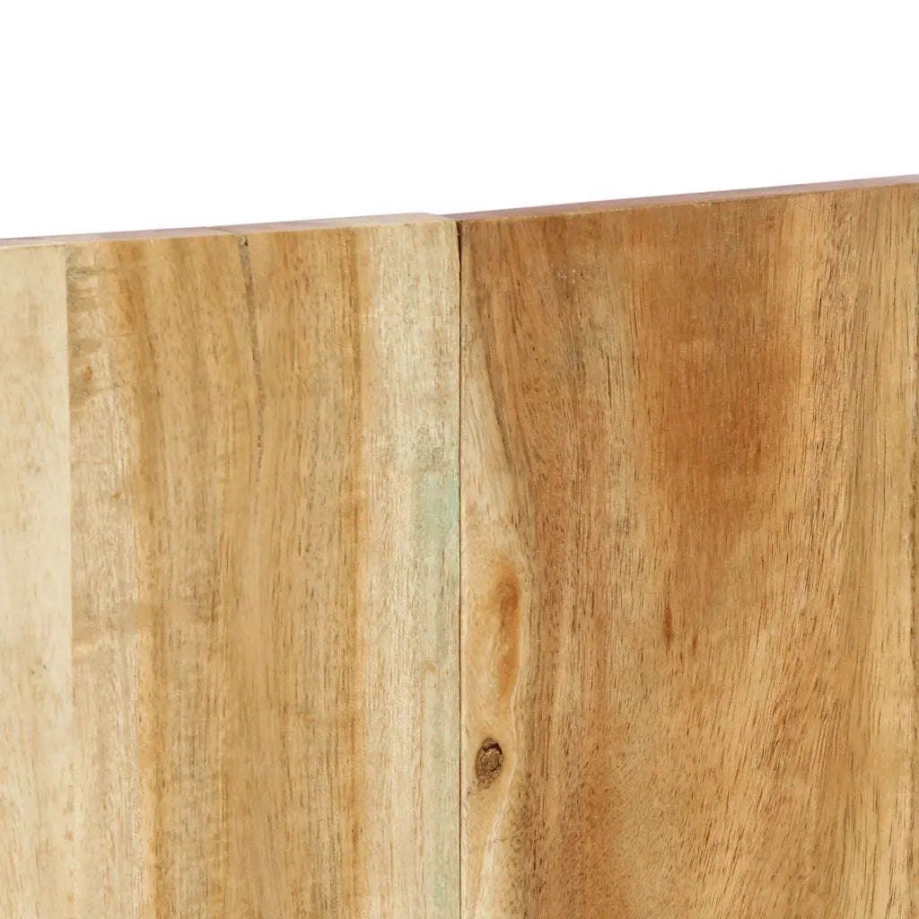 Testiera 120 cm in Legno Massello di Acacia