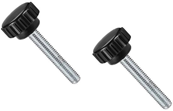 Accessori per banco a tornio - Viti a gabbia - Chiodo a vite a sfera - Universale - Nero - Accessori per banco a tornio - Adatto per sega e trapano - M6 x 50mm
