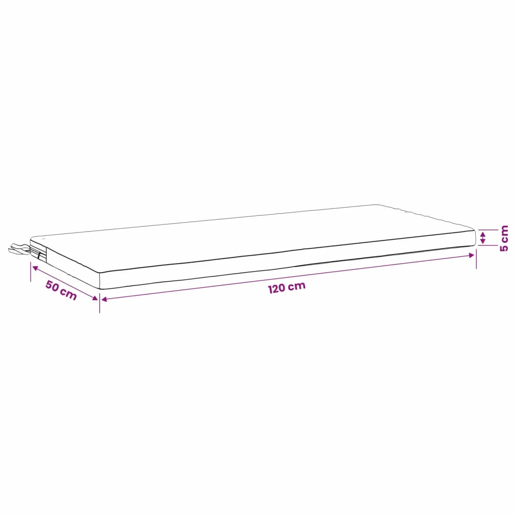 Cuscini per Panchina a 2 Pezzi SOEST 2 pz 100% Poliestere 949359
