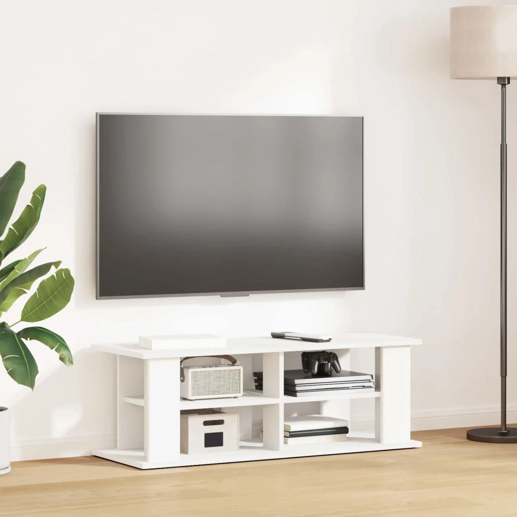 Supporto TV-Credenza per TV-Mobile TV Bianco 96 x 35 x 33,5 cm