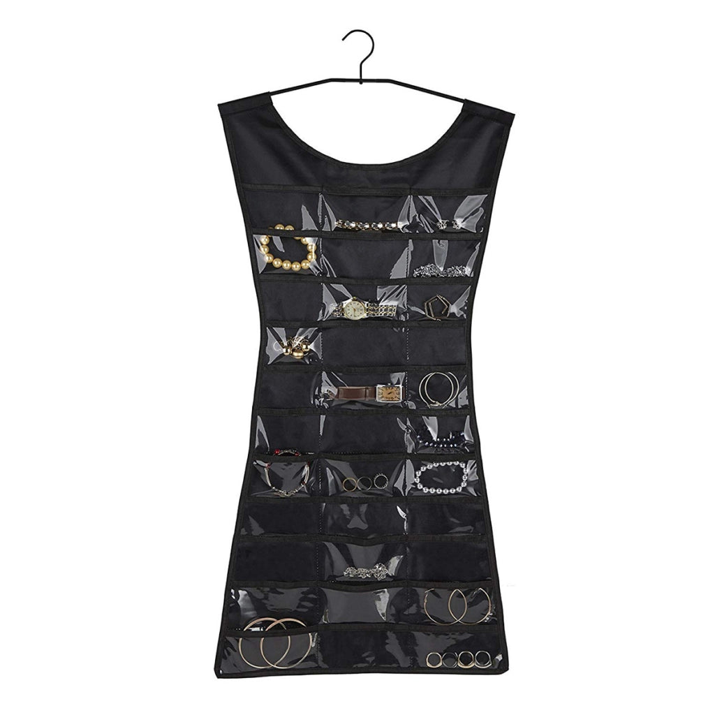 VESTITO ABITO PORTA GIOIE ESPOSITORE ORECCHINI BRACCIALI ANELLI BIGIOTTERIA -