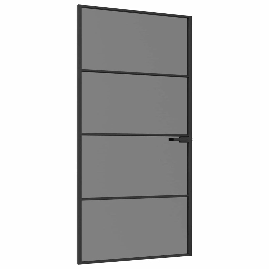 Porta Interna 102,5 x 201,5 cm Vetro Temperato e Alluminio 42054104
