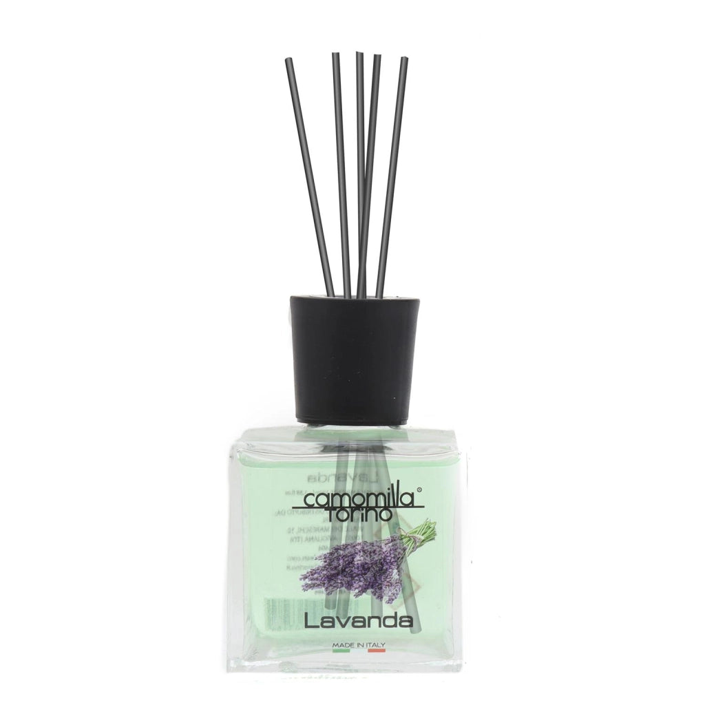 CAMOMILLA TORINO DIFFUSORE  PER AMBIENTE CON BASTONCINI ALLA LAVANDA DA 100 ML