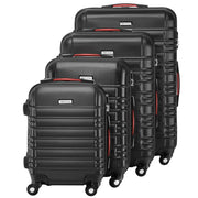 Set 4 Valigie Rigide Ruote Easy roll, Bagaglio mano e viaggio, Trolley Resistente