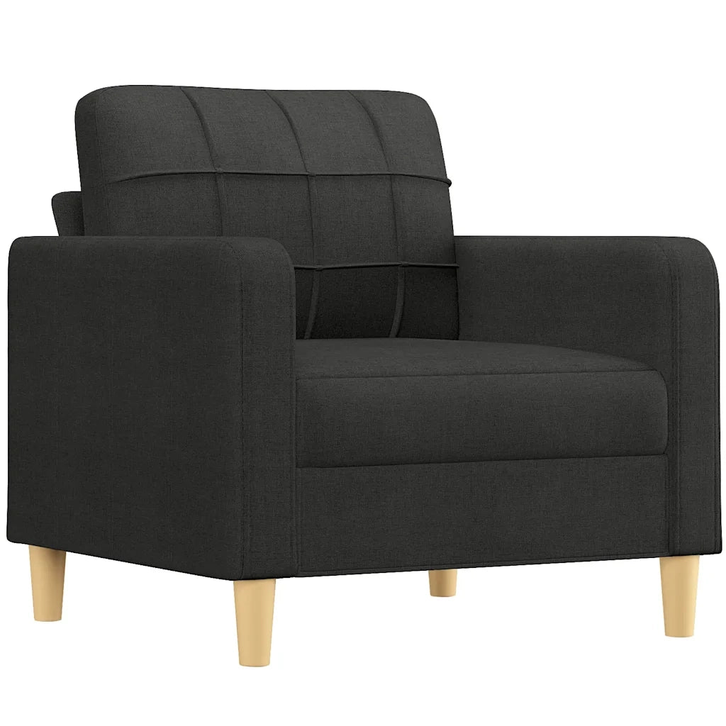 Divano Sedia-Poltrona Nera 60 cm in Tessuto 242703