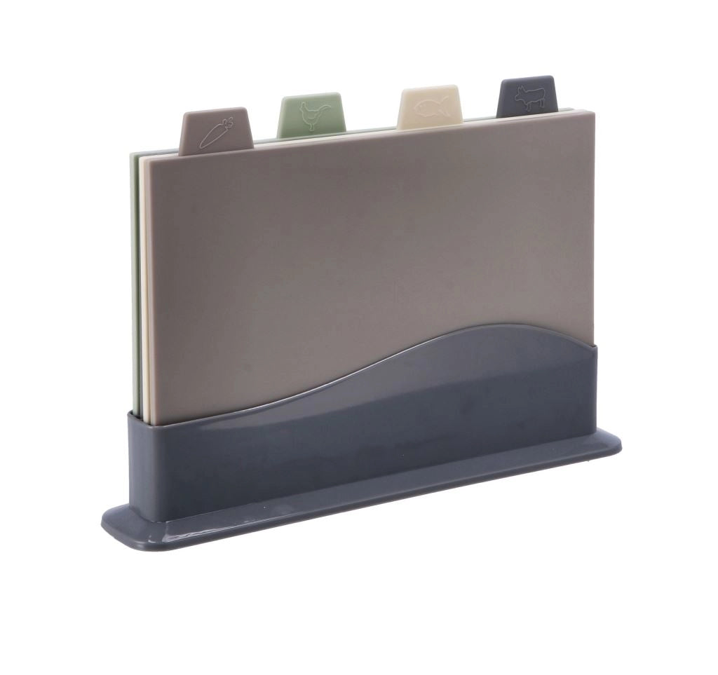 Set 4 Pezzi Taglieri in Plastica Contrassegnati 34 x 24 cm