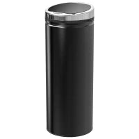 Pattumiera Automatica con Sensore a Infrarossi e Capacità 50L, Acciaio Inox e Plastica, Nero, 30.5x30.5x81.5cm