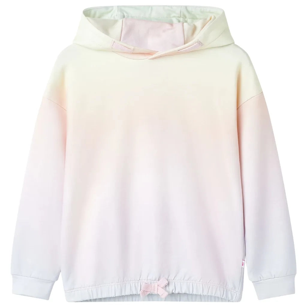 Felpa con Cappuccio da Bambina Bianco Stella 104cod mxl 86961