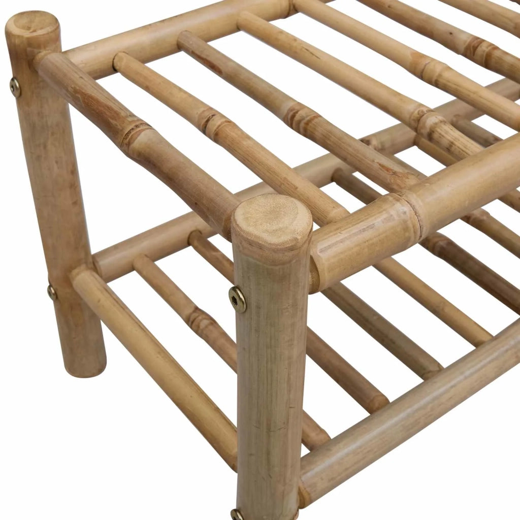Scarpiera con lo scaffale Naturale 68 x 28 x 30 cm Bambù
