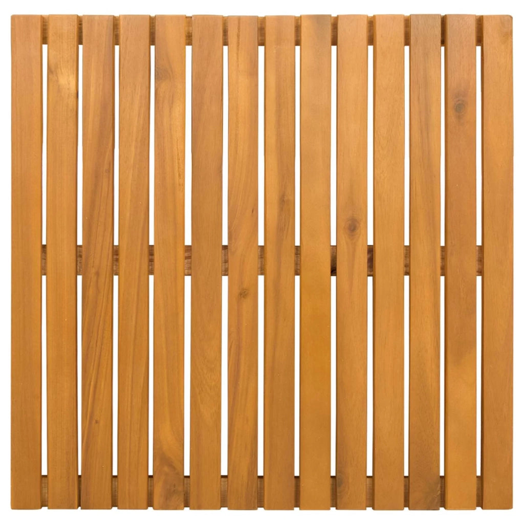 Tappeto da bagno Tinta unita Marrone 50 x 50 cm legno