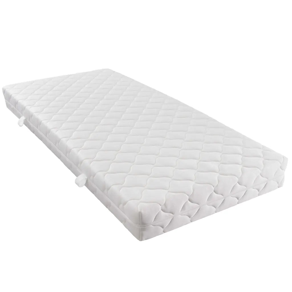 Letto con Materasso Nero in Velluto 180x200 cm 278151