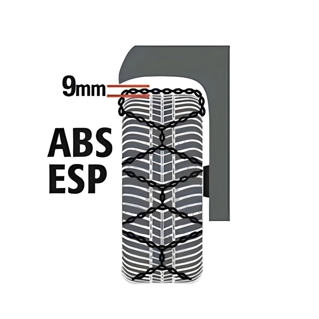 Catena Da Neve 9mm KNS40 Gruppo 40 Omologato ONORM V5117