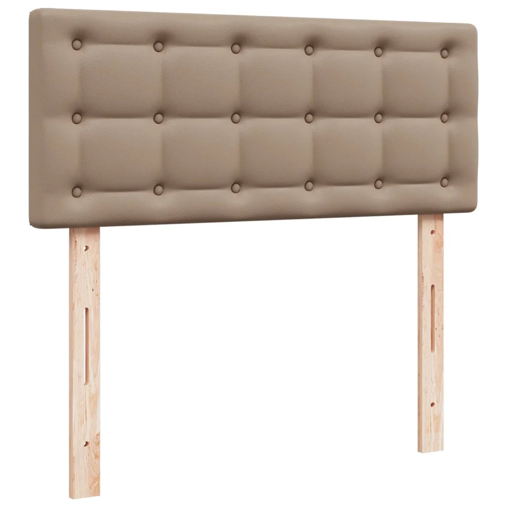Giroletto a Molle con Materasso Cappuccino 80x200 cm Similpelle 3286099