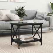 Tavolo laterale Rovere Nero 55 x 38 x 45 cm 875740