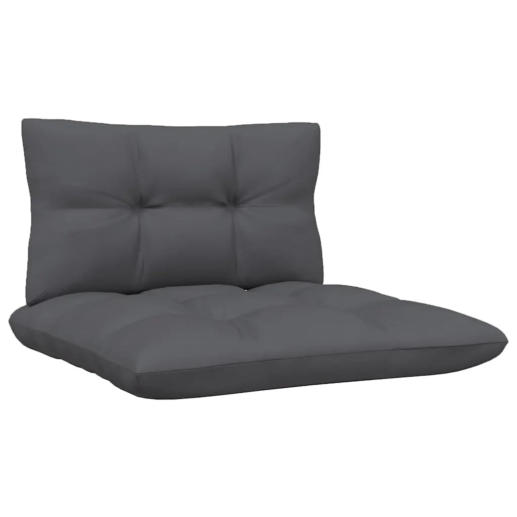 Salotto da Giardino-Set Divani da Giardino3 pz con Cuscini Bianco Massello di Pino