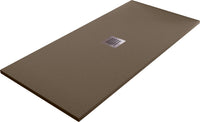 Piatto Doccia in Pietra 80x100 cm Bonussi Ardesia Stone Central Marrone