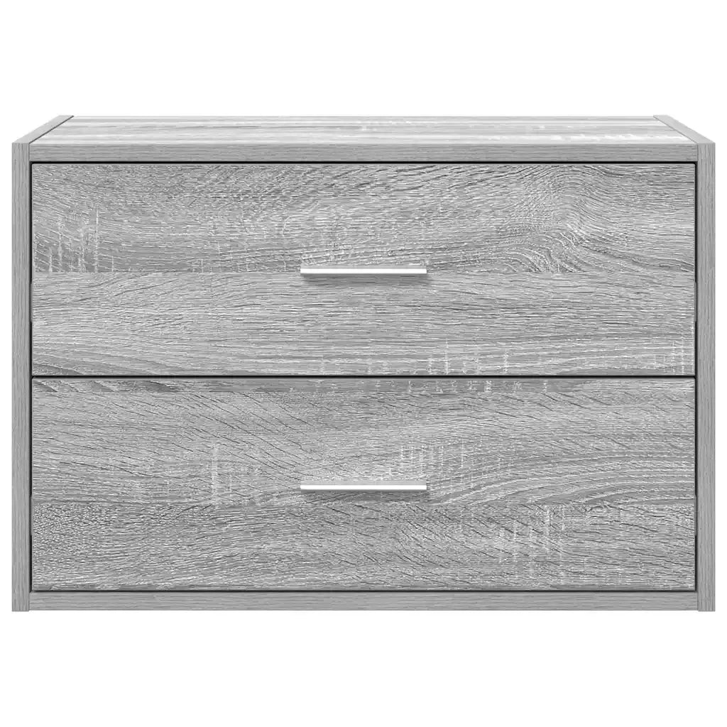 Armadio con 2 Cassetti Grigio Sonoma 60x31x40 cm in Truciolato 858831