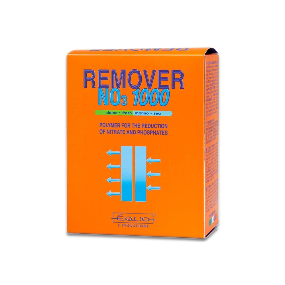 EQUO Remover NO3 - Polimero Per La Riduzione Di Nitrati E Fosfati in Acqua Dolce e Marina Formato: 1000 ml