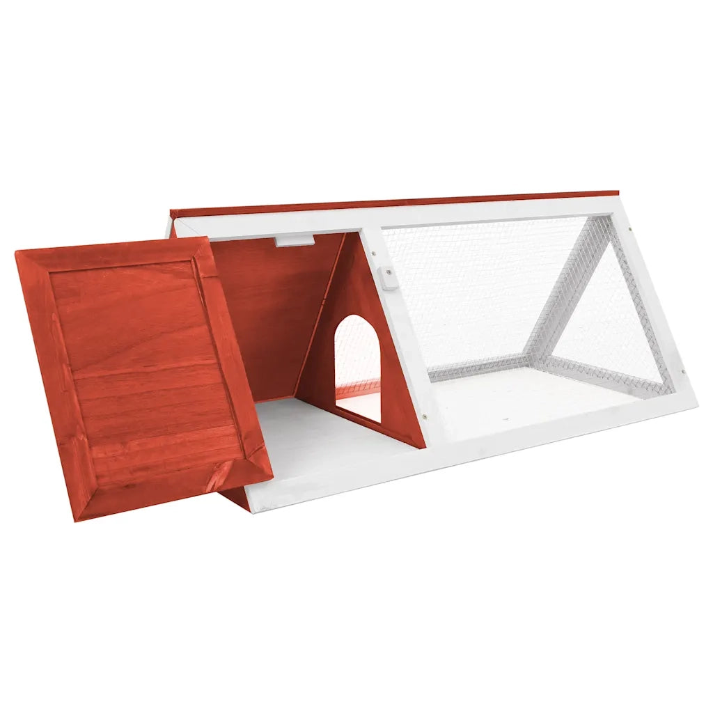 Conigliera in Legno Rossa cod mxl 40588