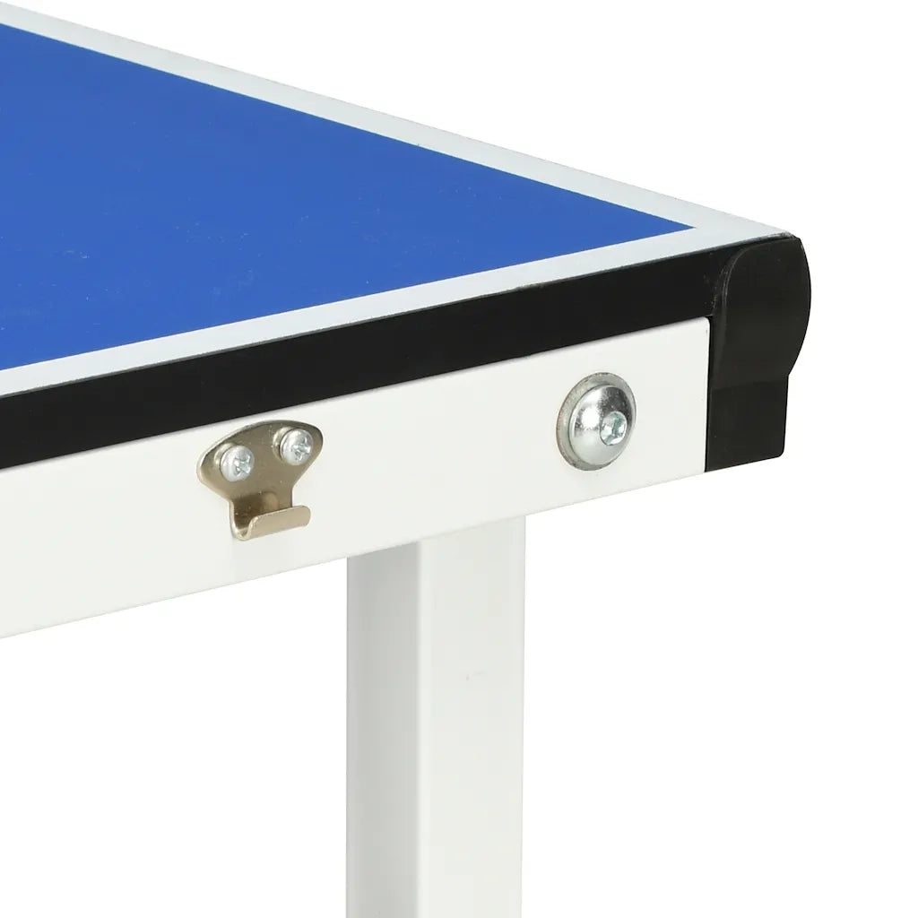 Tavolo da Ping Pong 5 Piedi con Rete 152x76x66 cm Blu CFW6398161