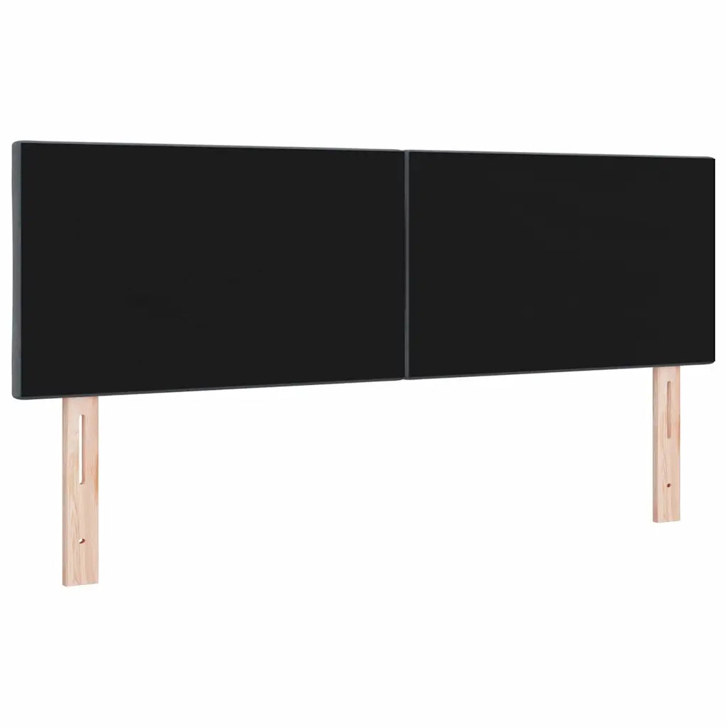 Testiera LED Grigio scuro 160 cm Pelle Sintetica 3338234