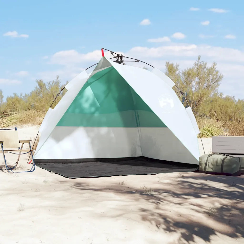 Tenda da Spiaggia-Tenda da campeggio Verde Rilascio Rapido Impermeabile