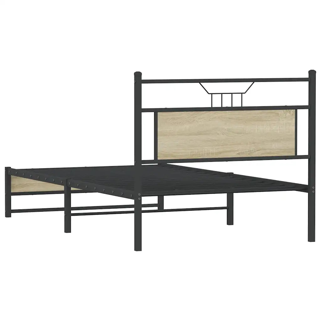 Giroletto senza Materasso Rovere Sonoma 100x200cm in Truciolato 4106957