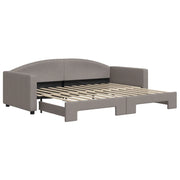 Divano letto | Sof¨¤ letto | Letto singolo Estraibile Tortora 90x200 cm in Tessuto